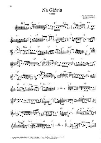 Raul de Barros Na Glória score for Flute