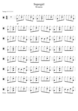 Reamonn  score for Drums