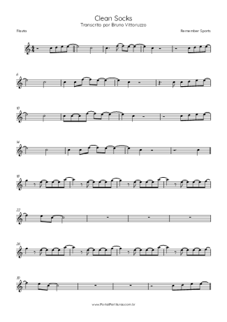 Remember Sports  score for Flute