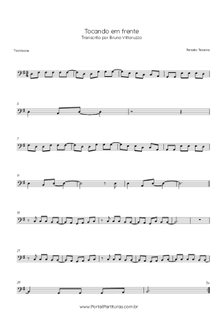 Renato Teixeira  score for Trombone