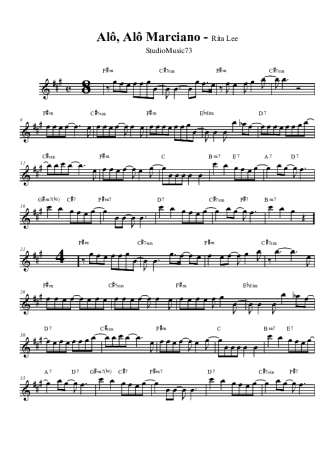 Rita Lee  score for Tenor Saxophone Soprano (Bb)