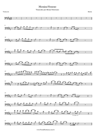 Ritchie  score for Cello