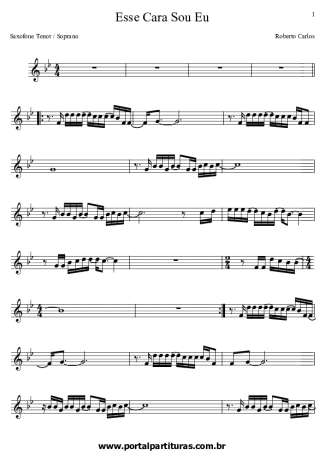 Roberto Carlos  score for Clarinet (Bb)