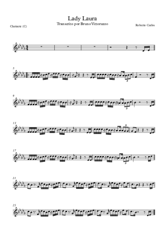 Roberto Carlos  score for Clarinet (C)