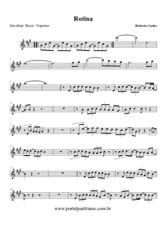 Roberto Carlos  score for Clarinet (Bb)