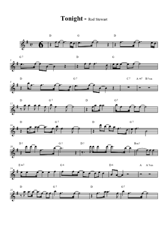 Rod Stewart  score for Tenor Saxophone Soprano (Bb)