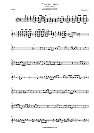 Roupa Nova  score for Flute