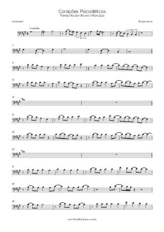 Roupa Nova Corações Psicodélicos score for Cello