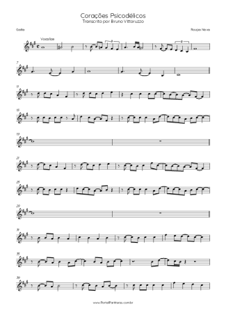 Roupa Nova  score for Harmonica
