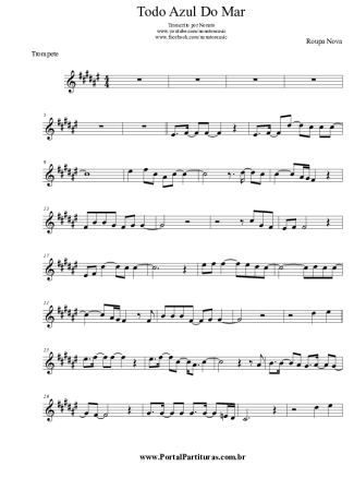 Roupa Nova  score for Trumpet