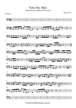 Roupa Nova  score for Trombone