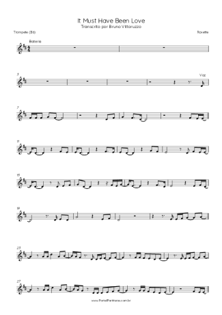 Roxette  score for Trumpet