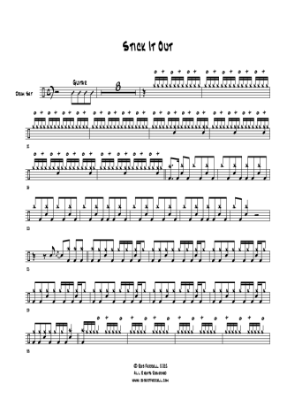 Rush  score for Drums