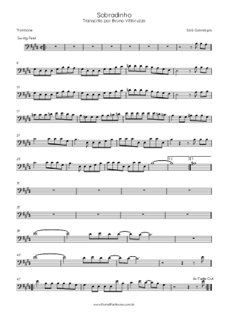 Sá e Guarabyra Sobradinho score for Trombone