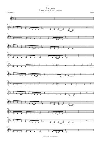 Sandy Morada score for Clarinet (C)