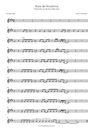 Secos e Molhados Rosa De Hiroshima score for Trumpet