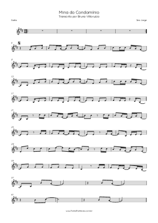 Seu Jorge Mina Do Condomínio score for Harmonica