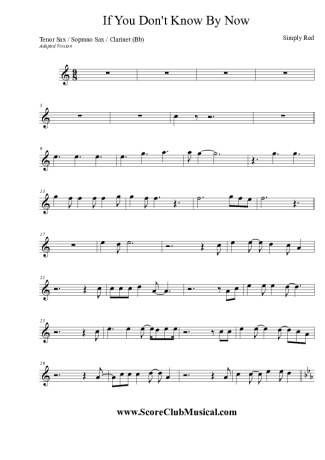 Simply Red  score for Clarinet (Bb)