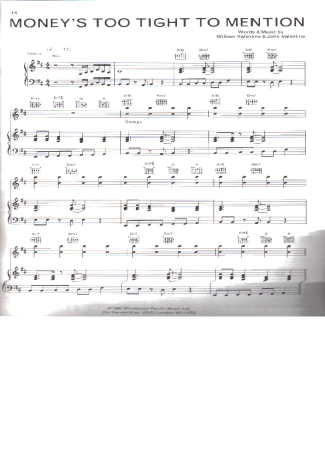 Simply Red  score for Piano