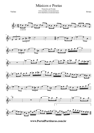 Sivuca Músicos e Poetas score for Violin