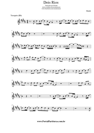 Skank  score for Trumpet