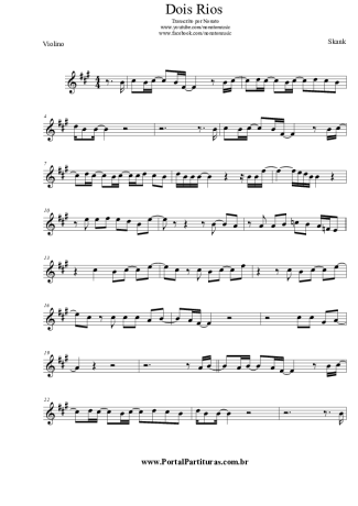 Skank  score for Violin