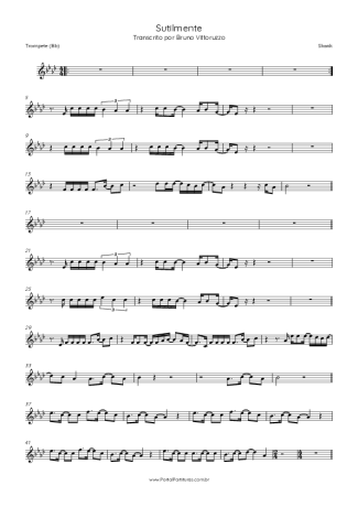 Skank  score for Trumpet