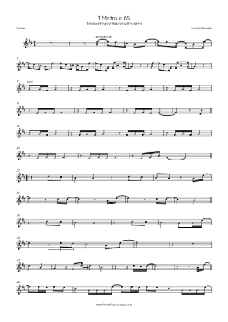 Sorriso Maroto  score for Violin