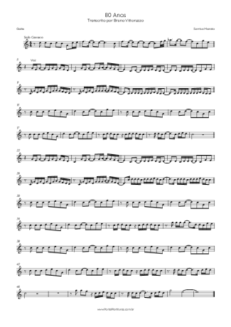 Sorriso Maroto  score for Harmonica