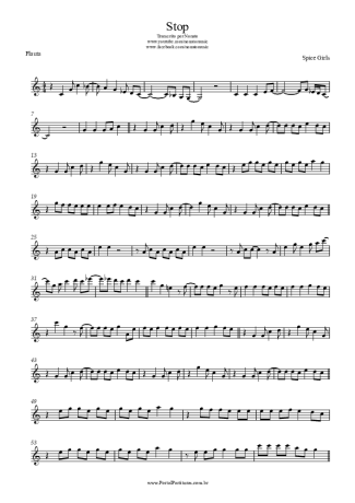 Spice Girls  score for Flute