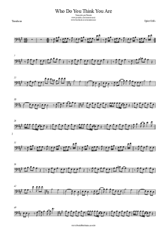 Spice Girls  score for Trombone