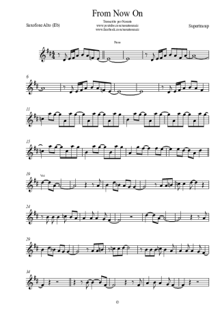 Supertramp  score for Alto Saxophone