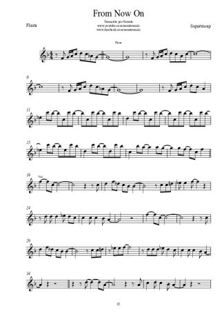 Supertramp  score for Flute