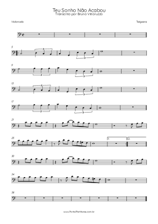 Taiguara  score for Cello