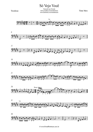 Tânia Mara  score for Trombone