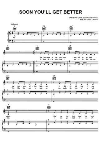 Taylor Swift  score for Piano