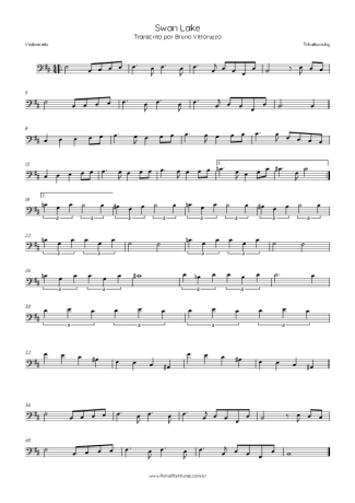 Tchaikovsky  score for Cello