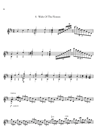 Tchaikovsky  score for Acoustic Guitar