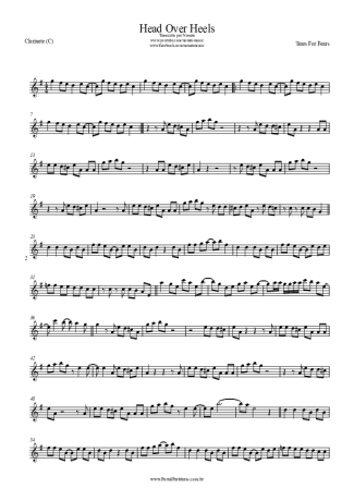 Tears For Fears  score for Clarinet (C)