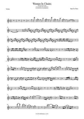 Tears For Fears  score for Violin