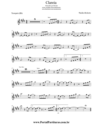 Thalles Roberto Clareia score for Trumpet