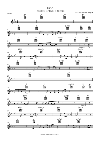 The Alan Parsons Project  score for Acoustic Guitar