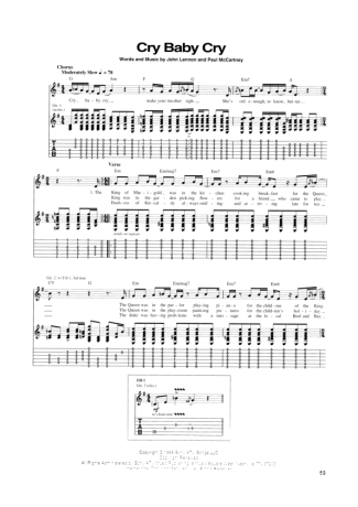 The Beatles  score for Guitar