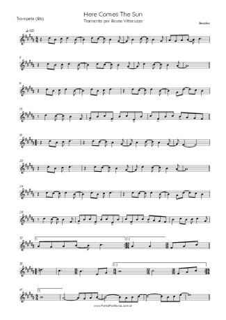 The Beatles  score for Trumpet