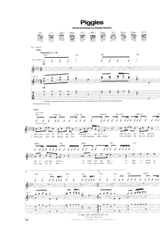 The Beatles  score for Guitar