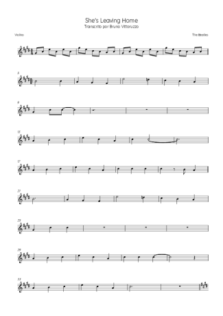 The Beatles  score for Violin