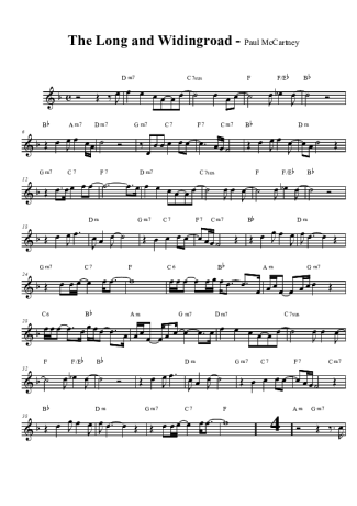 The Beatles  score for Tenor Saxophone Soprano (Bb)