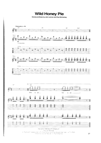 The Beatles  score for Guitar