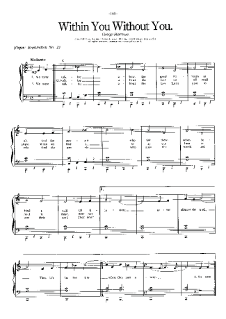 The Beatles  score for Piano