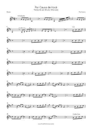 The Fevers  score for Flute